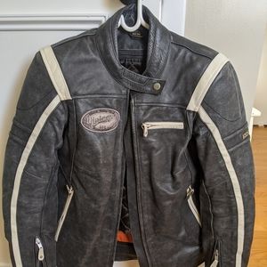 Women's Leather Motorcycle jacket